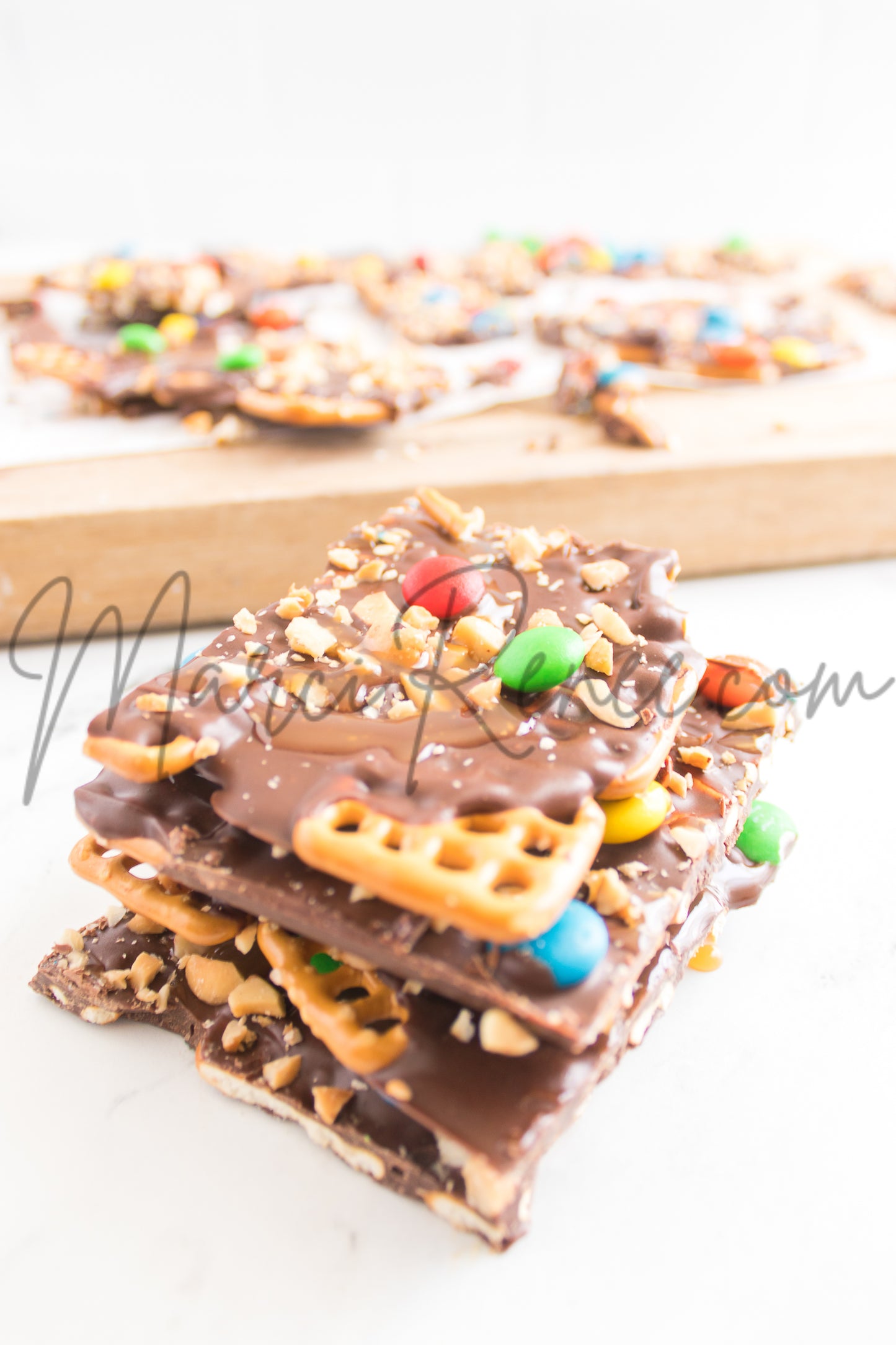 Chocolate Caramel Pretzel Bark (PLR)
