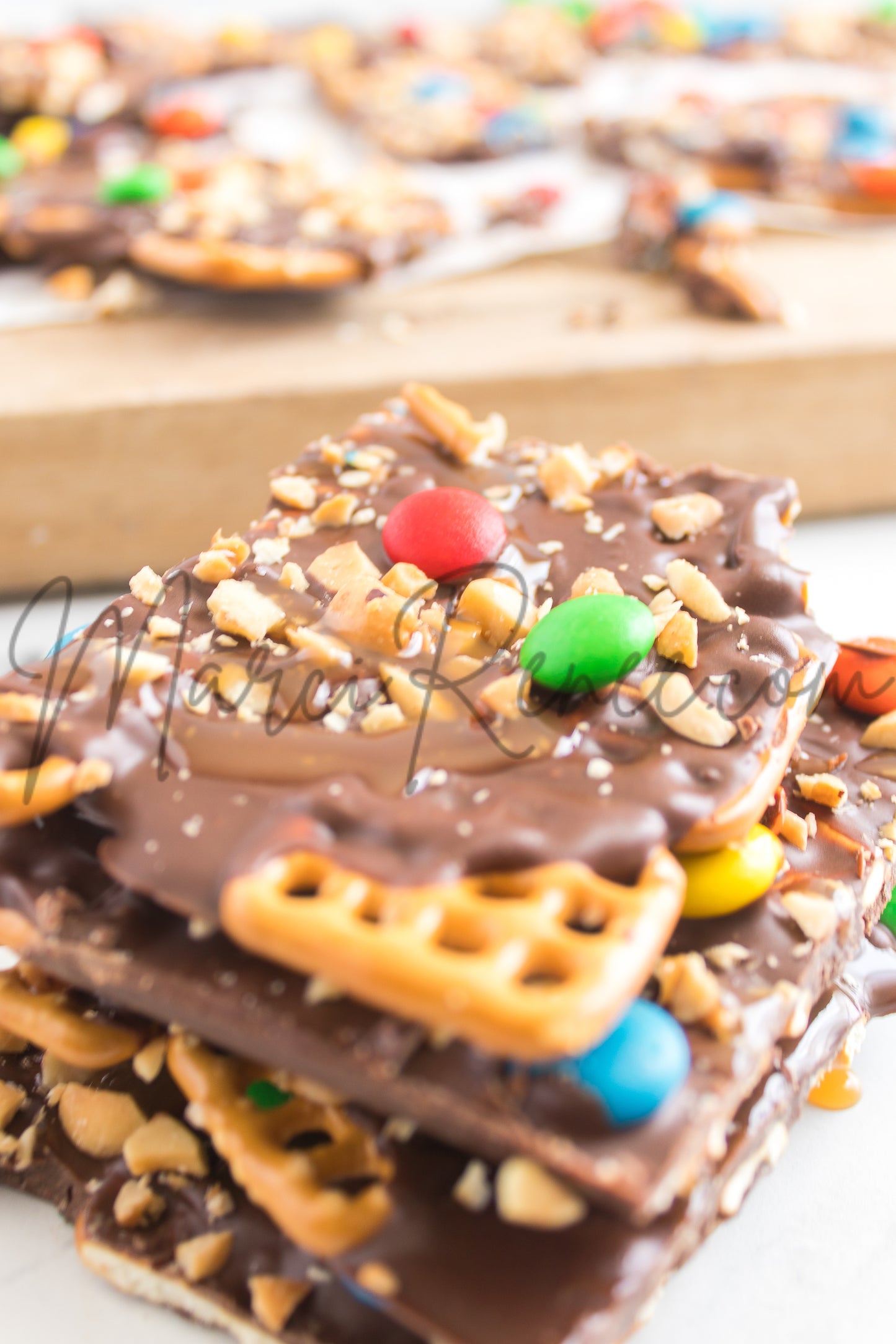 Chocolate Caramel Pretzel Bark (PLR)
