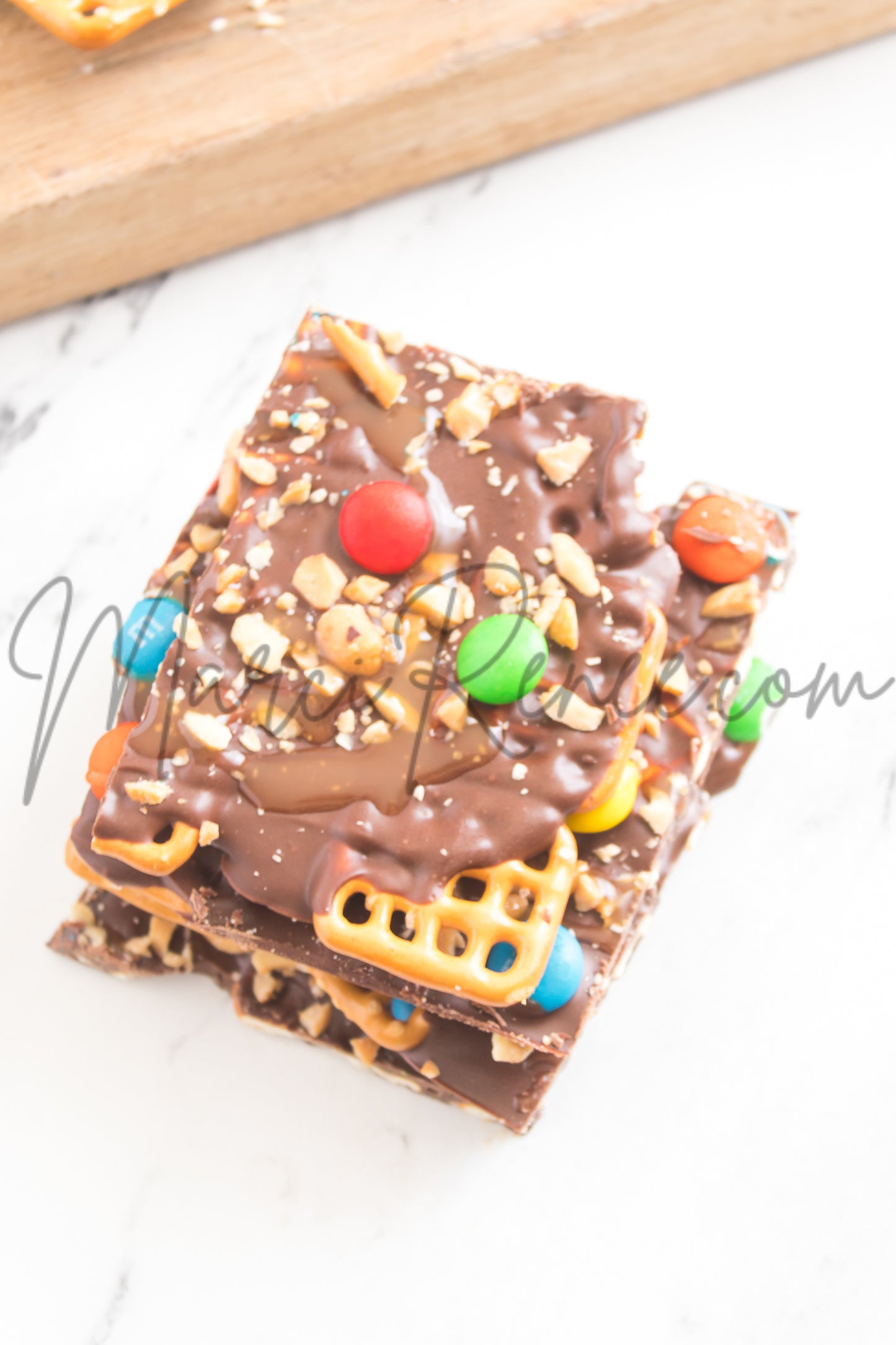 Chocolate Caramel Pretzel Bark (PLR)