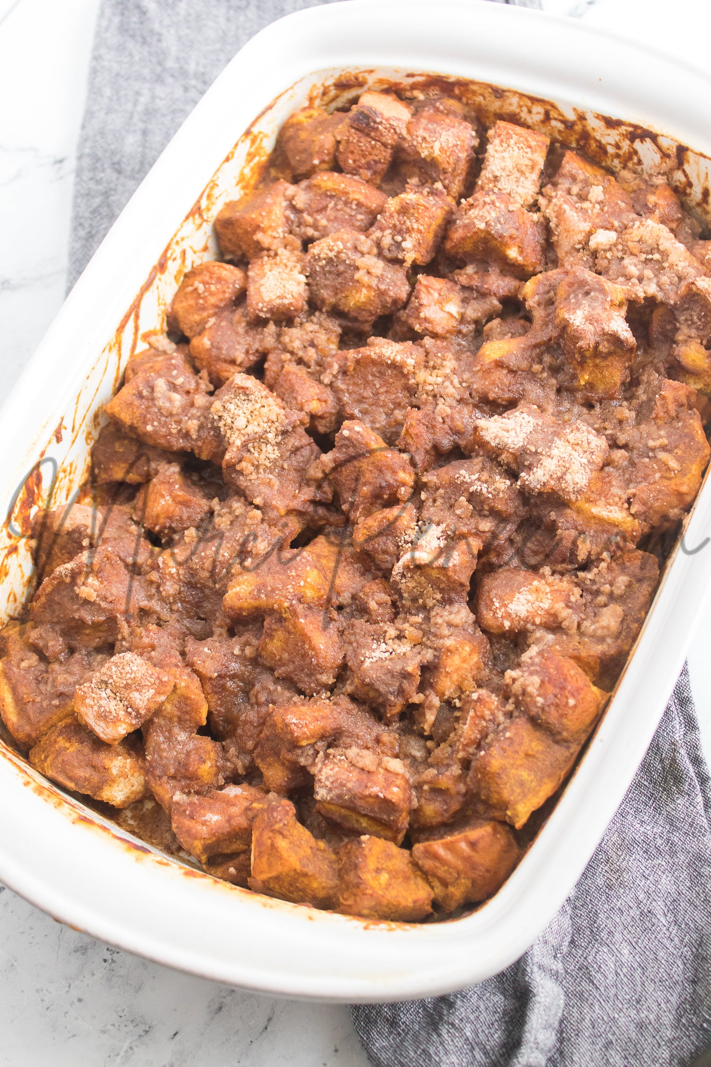 Pumpkin French Toast Bake (PLR)