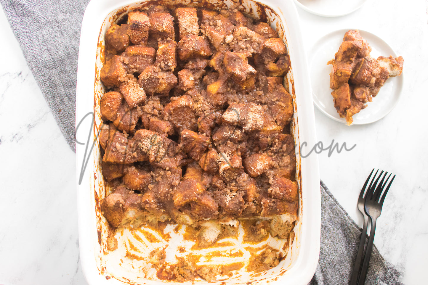 Pumpkin French Toast Bake (PLR)