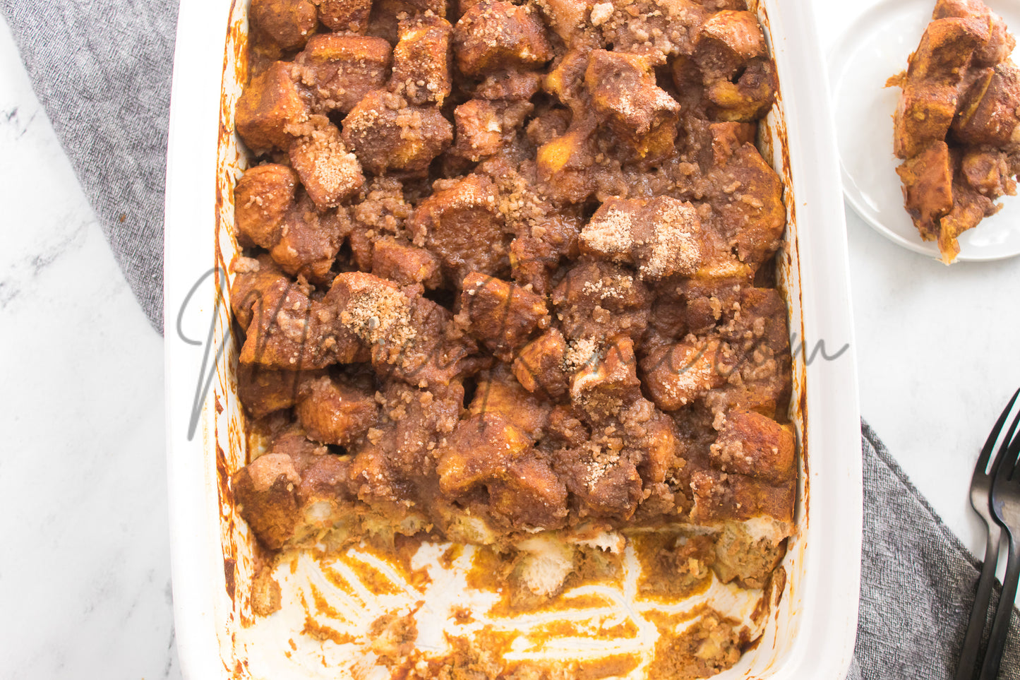 Pumpkin French Toast Bake (PLR)