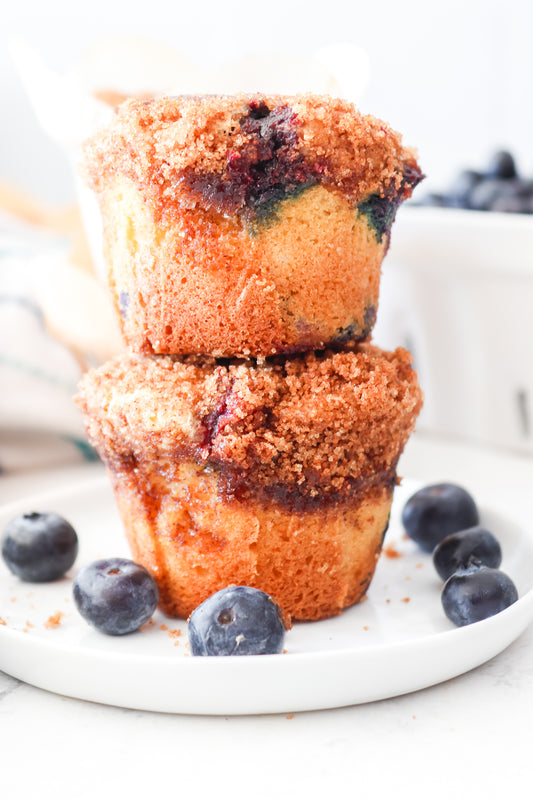 Quick & Easy Homemade Blueberry Muffin Recipe (+Video)