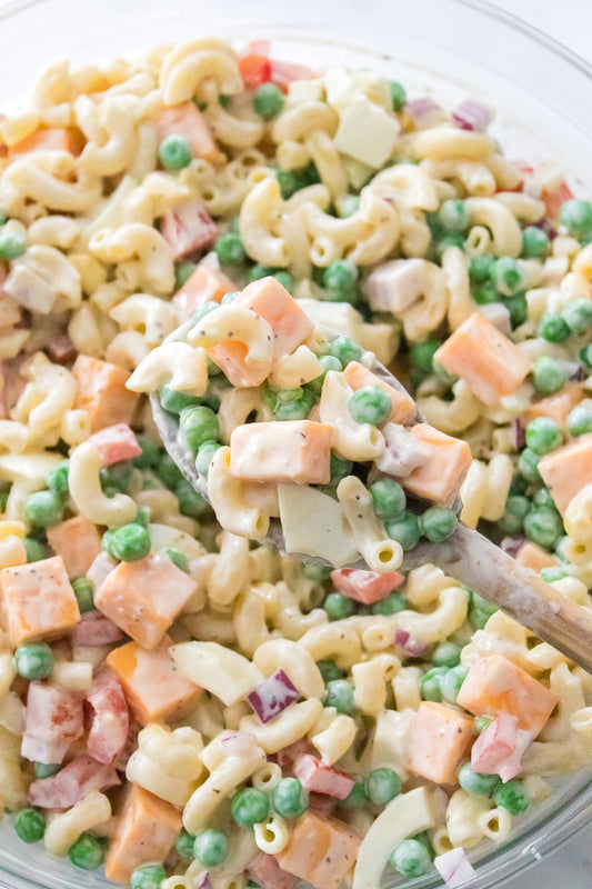 Creamy Macaroni Salad Recipe (+Video)