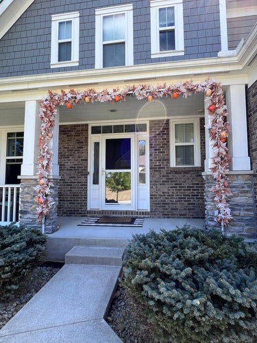 DIY Fall Front Porch Arch