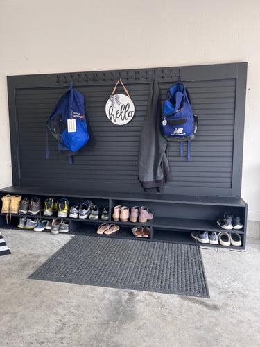 Transform Your Garage with a $200 DIY Mudroom