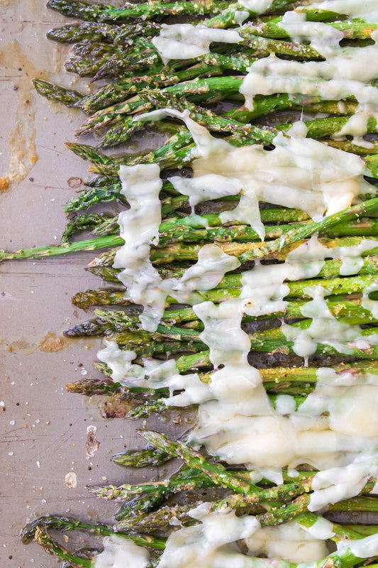 Roasted Asparagus with Parmesan (+Video)