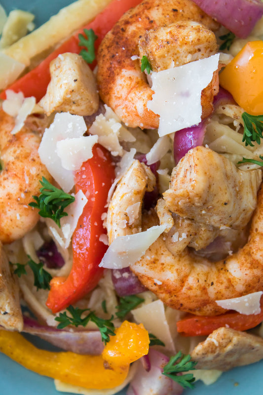 Copycat Recipe: TGI Friday's Cajun Shrimp and Chicken Pasta (+Video)