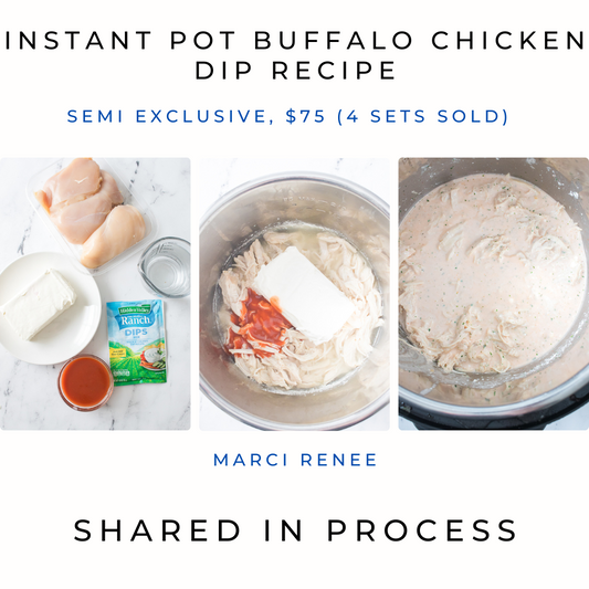 Instant Pot Buffalo Chicken Dip (Semi)