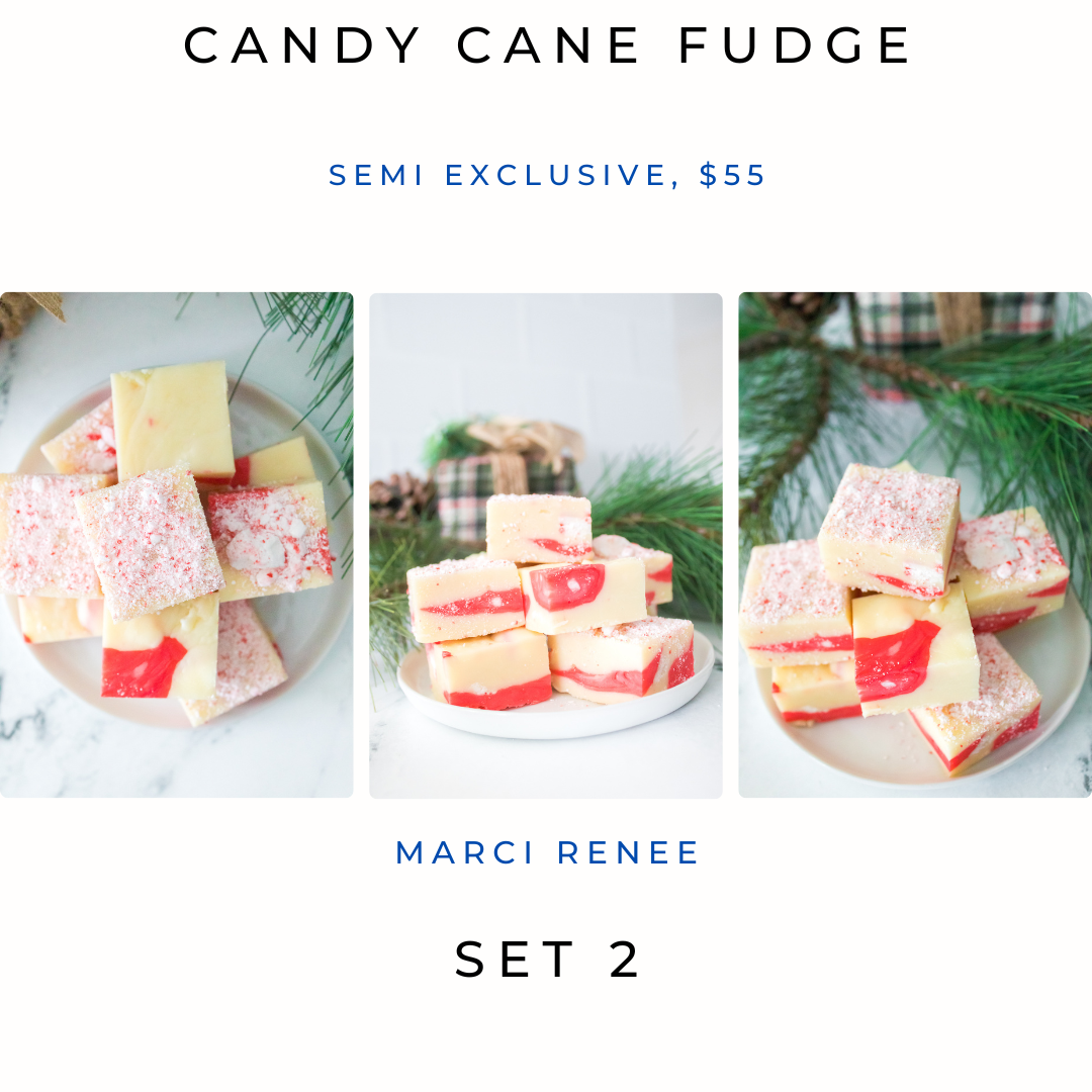 Candy Cane Fudge (Semi)