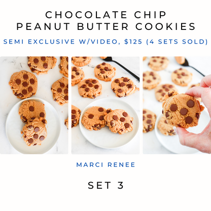 Chocolate Chip Peanut Butter Cookies (Semi with Video)