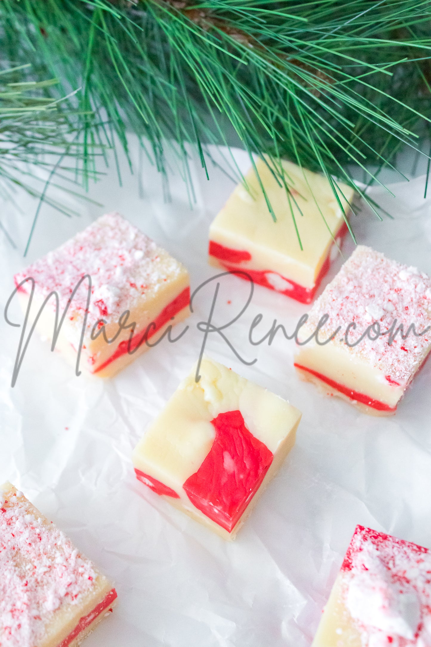 Candy Cane Fudge (Semi)