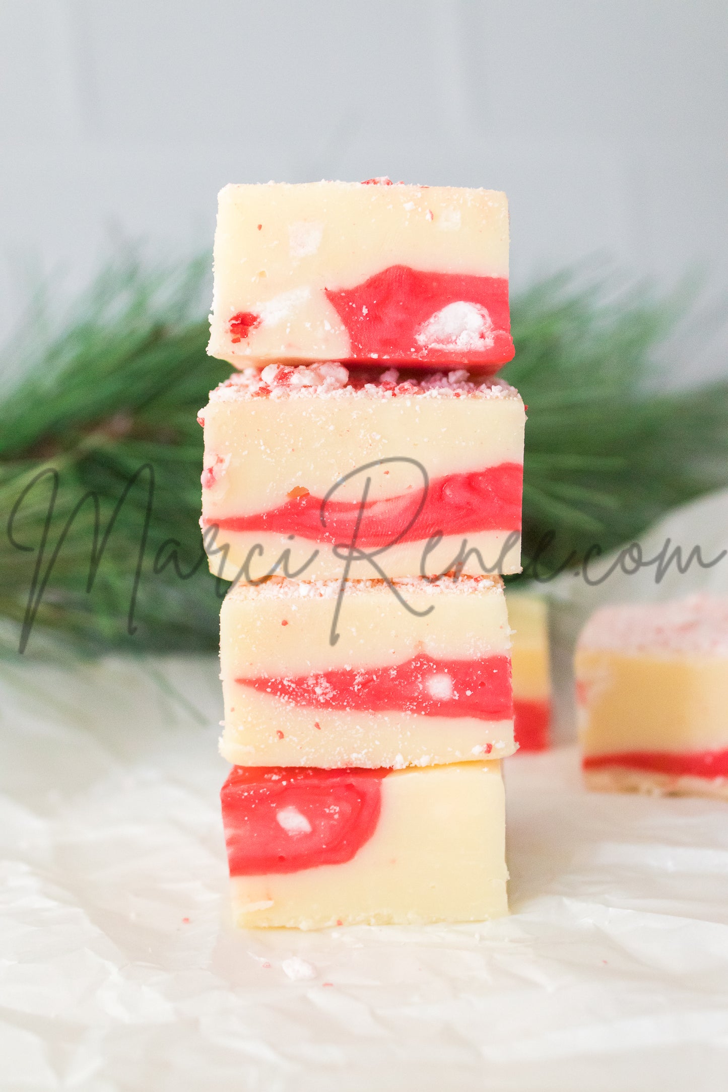 Candy Cane Fudge (Semi)