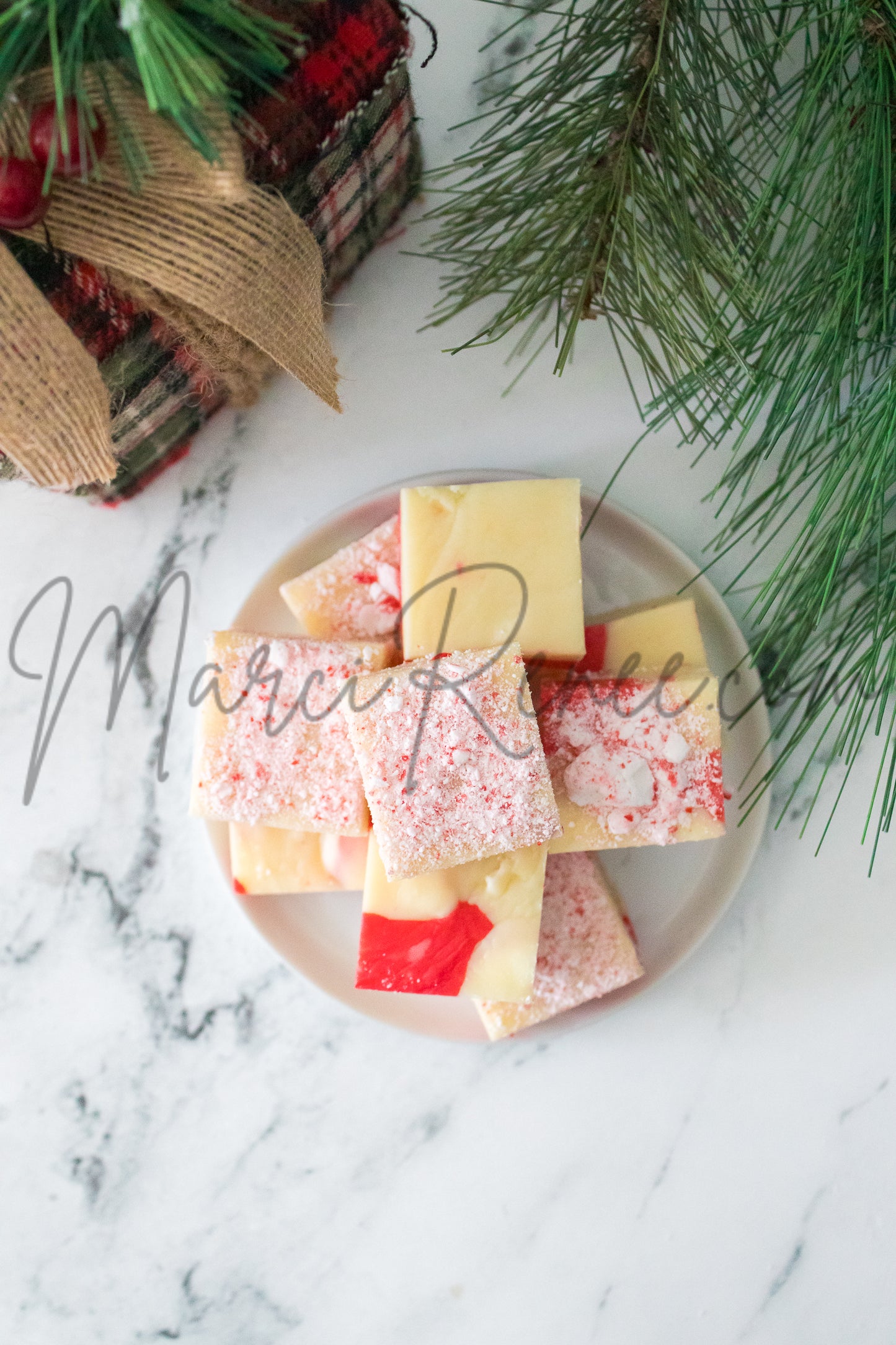 Candy Cane Fudge (Semi)