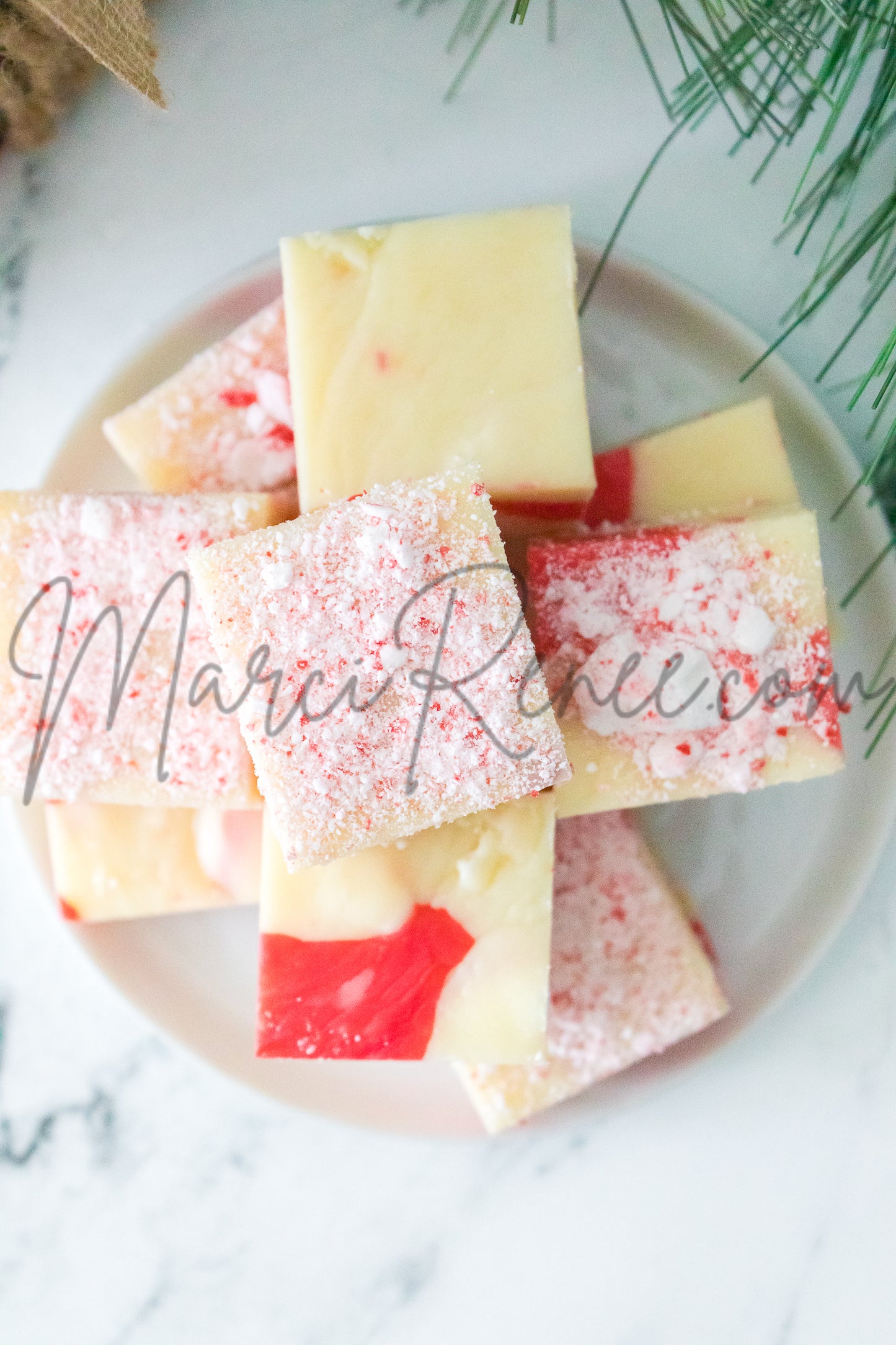 Candy Cane Fudge (Semi)