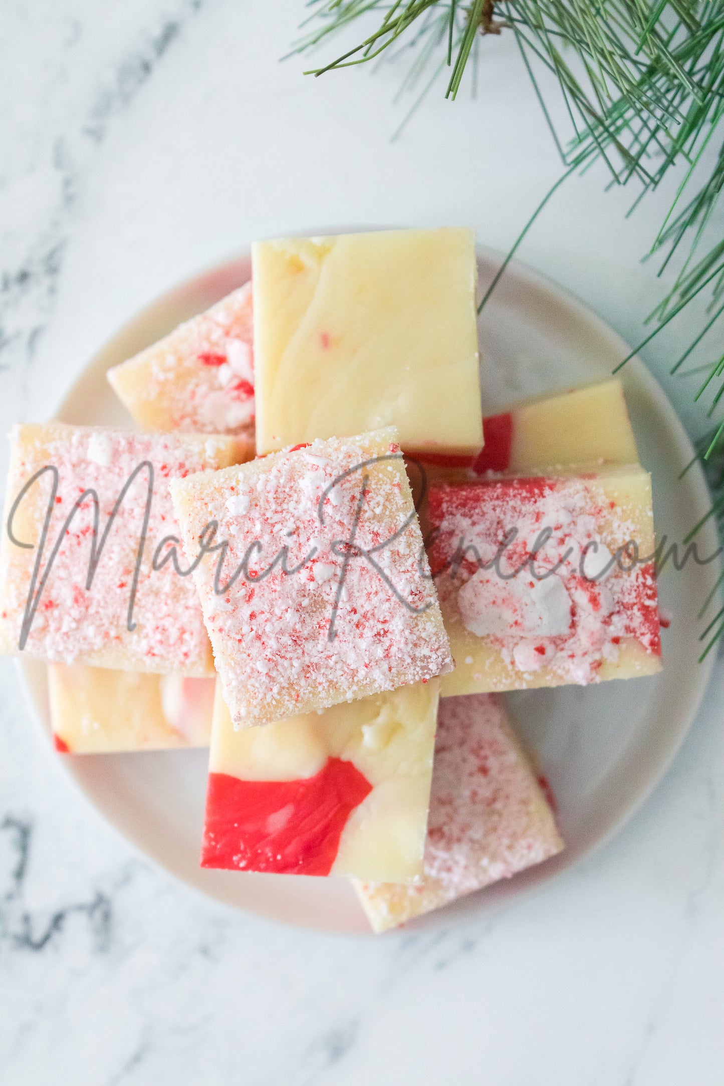 Candy Cane Fudge (Semi)