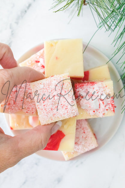 Candy Cane Fudge (Semi)