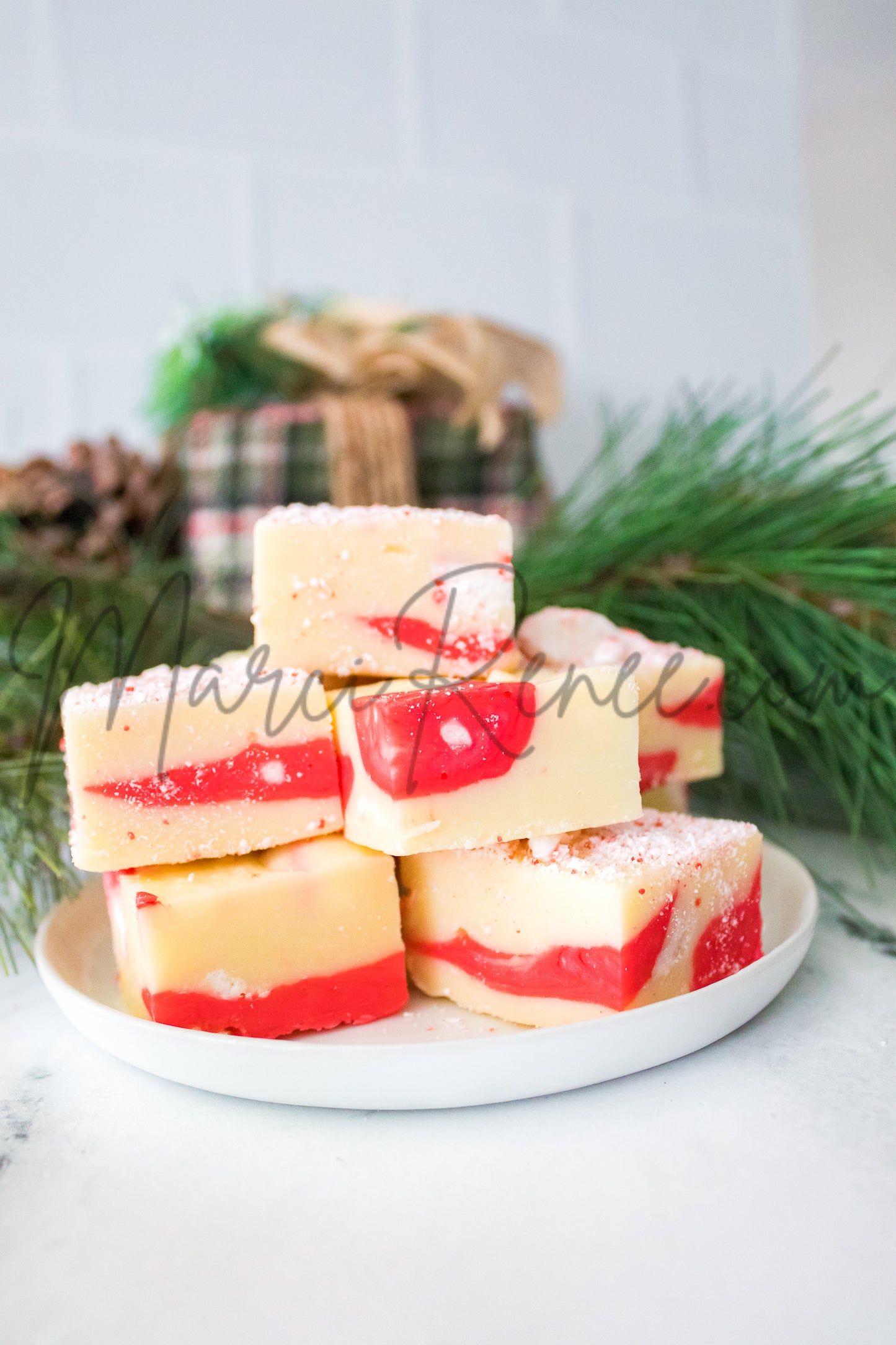 Candy Cane Fudge (Semi)