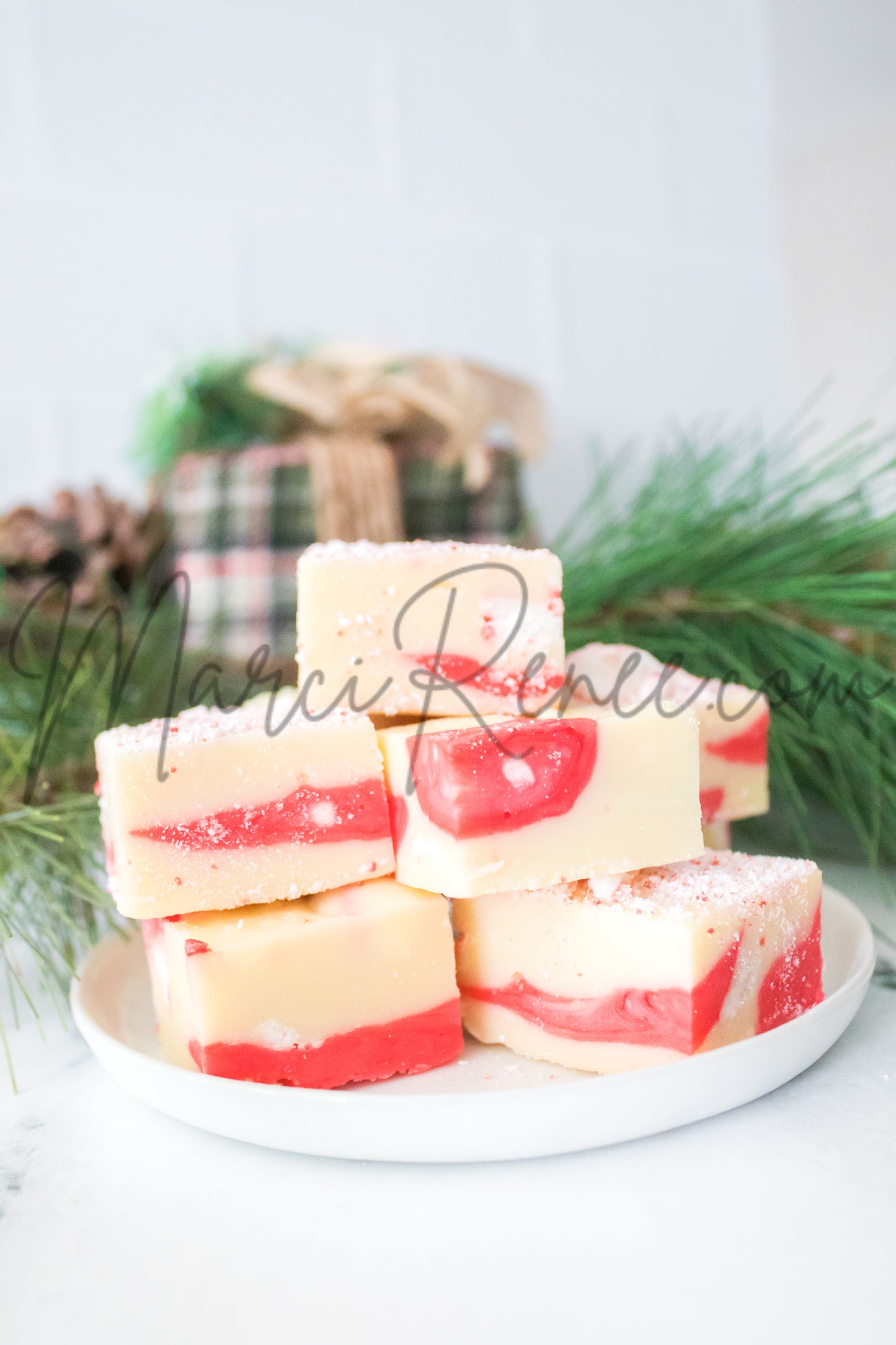 Candy Cane Fudge (Semi)