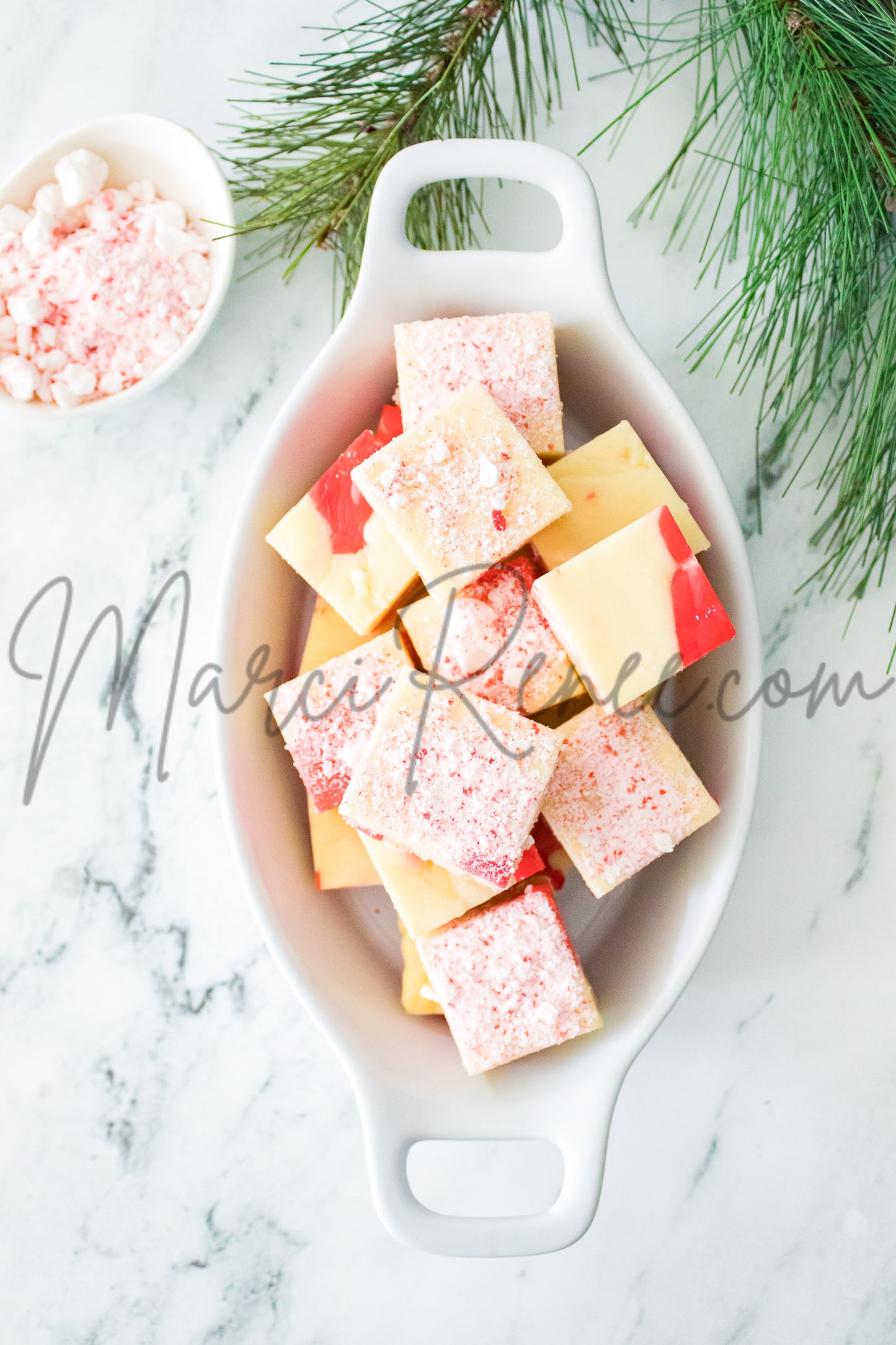 Candy Cane Fudge (Semi)