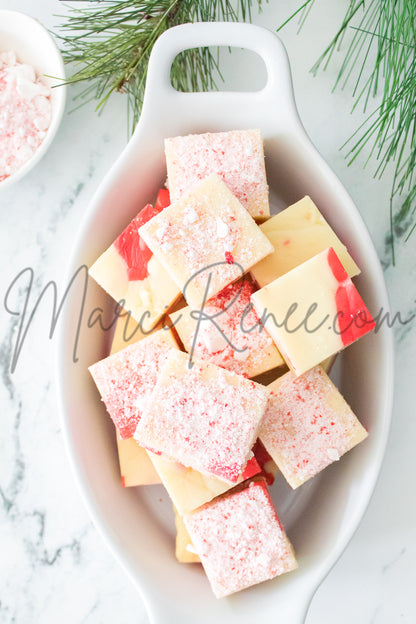 Candy Cane Fudge (Semi)