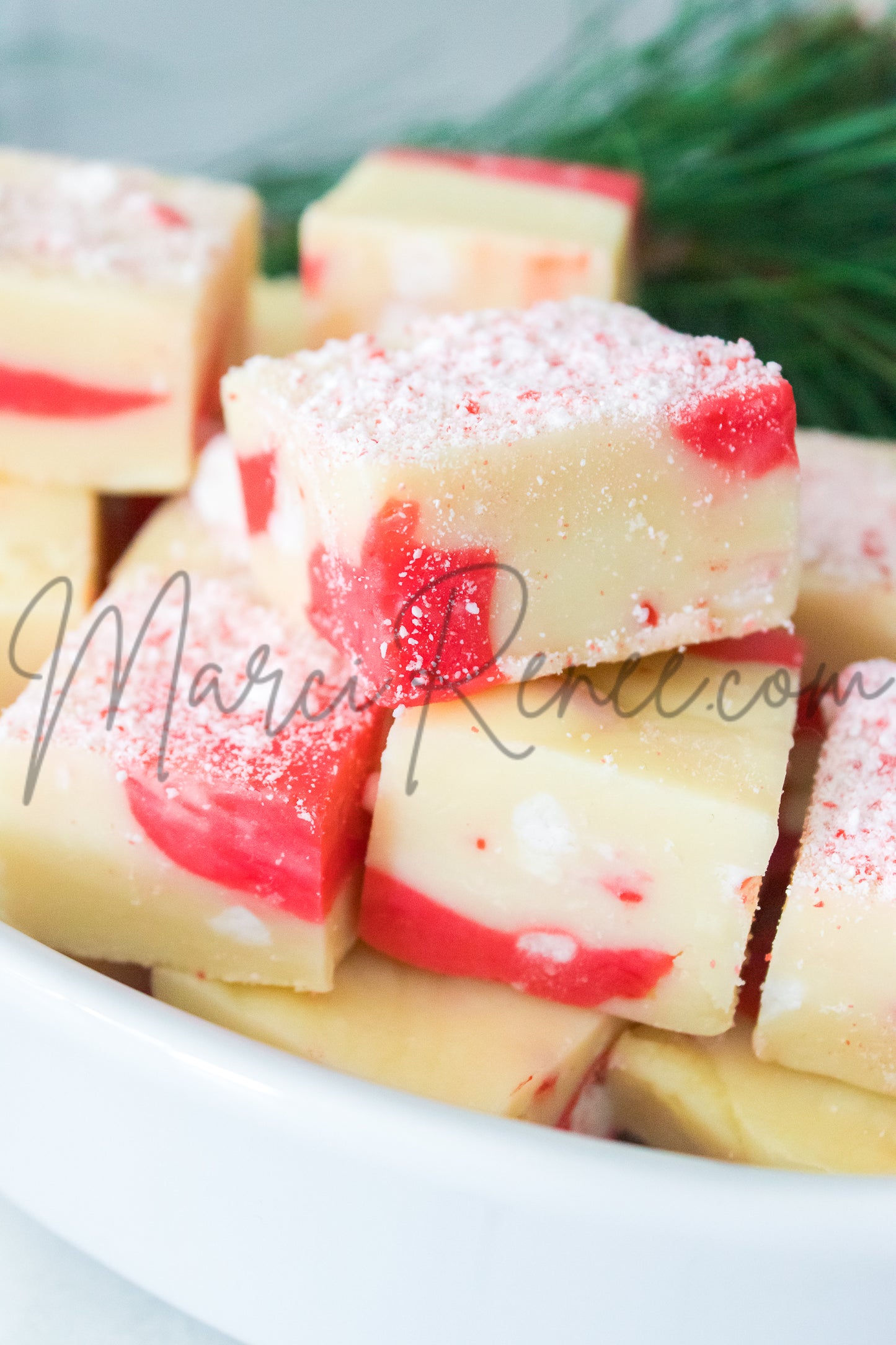 Candy Cane Fudge (Semi)