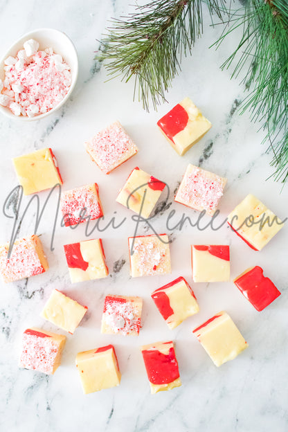 Candy Cane Fudge (Semi)