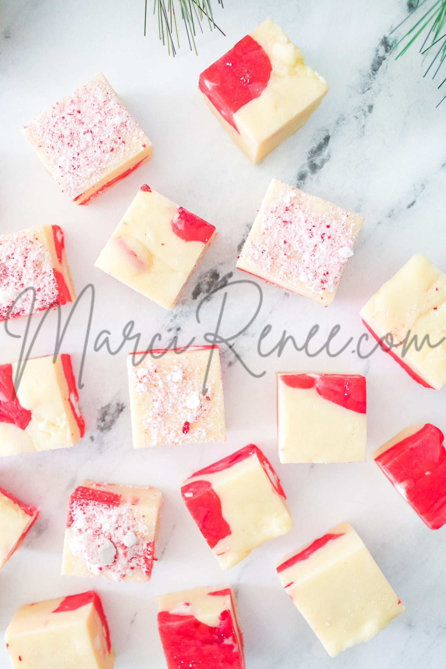 Candy Cane Fudge (Semi)