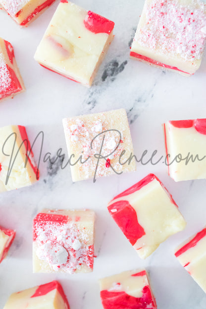 Candy Cane Fudge (Semi)