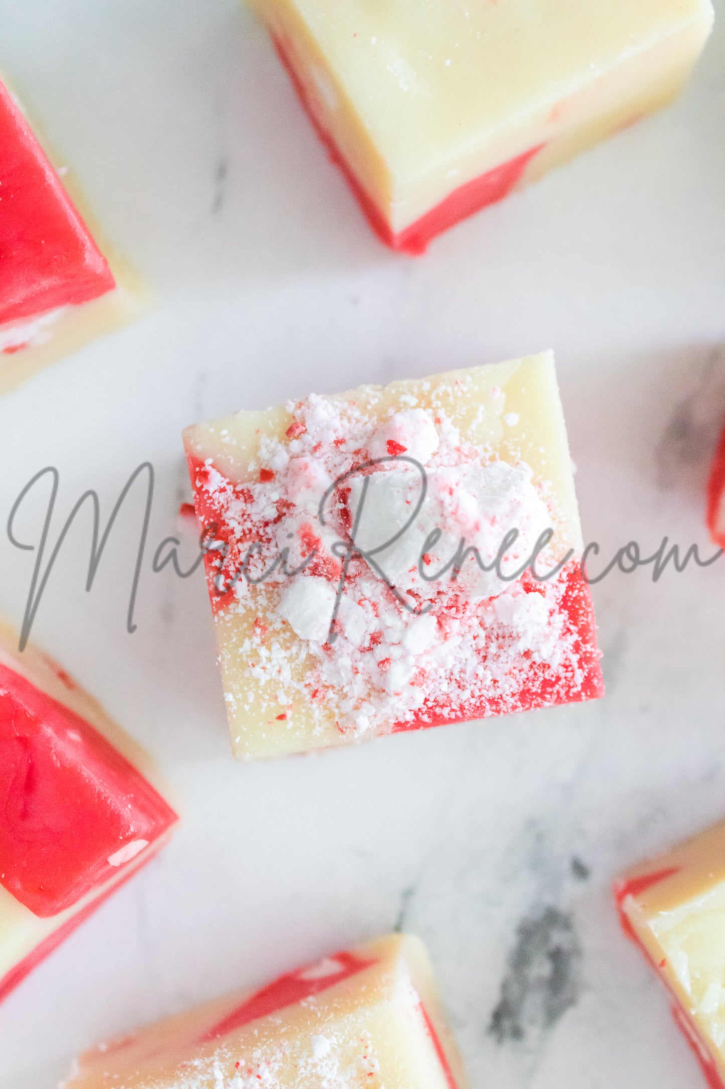 Candy Cane Fudge (Semi)