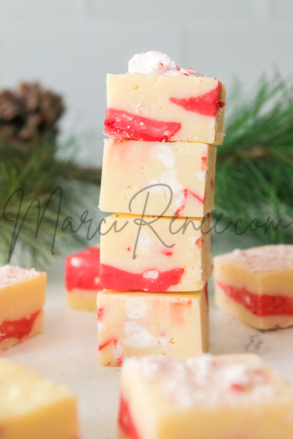 Candy Cane Fudge (Semi)