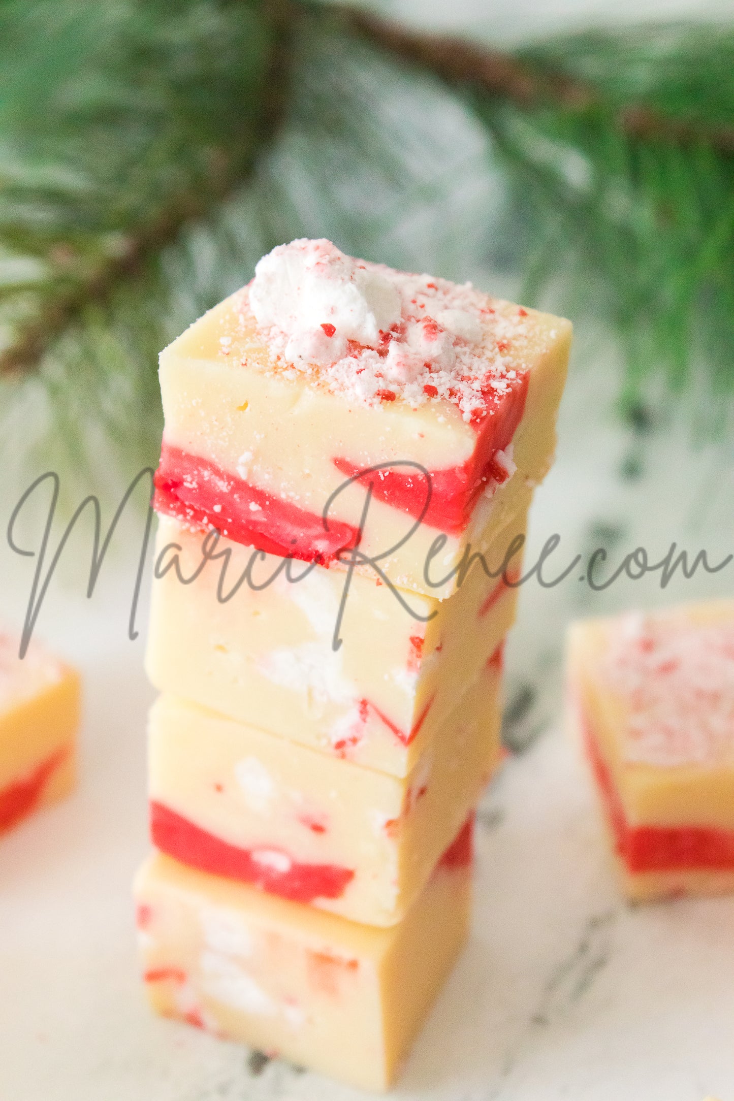 Candy Cane Fudge (Semi)