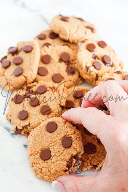 Chocolate Chip Peanut Butter Cookies (Semi with Video)