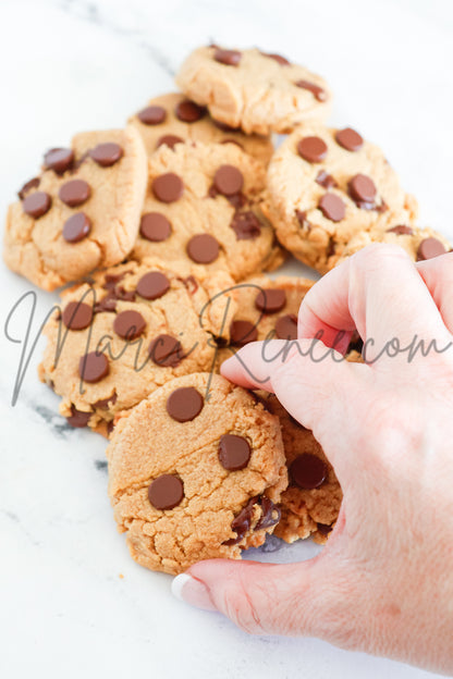 Chocolate Chip Peanut Butter Cookies (Semi with Video)