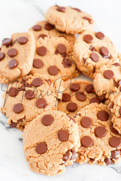 Chocolate Chip Peanut Butter Cookies (Semi with Video)