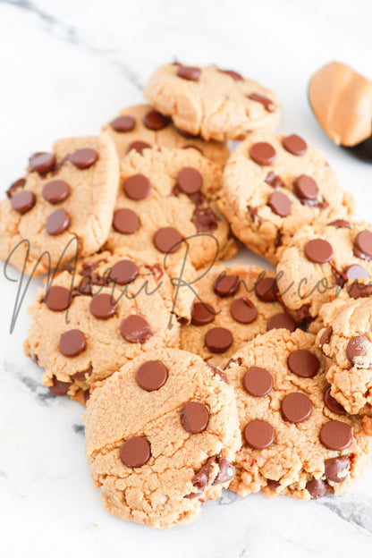 Chocolate Chip Peanut Butter Cookies (Semi with Video)