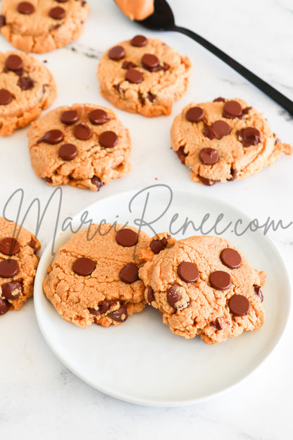 Chocolate Chip Peanut Butter Cookies (Semi with Video)