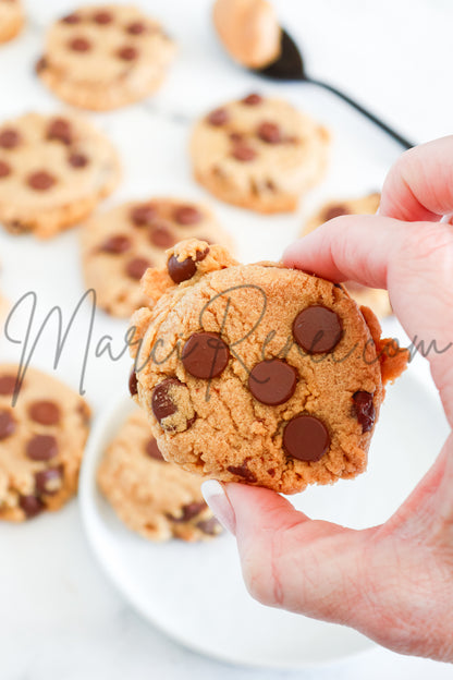 Chocolate Chip Peanut Butter Cookies (Semi with Video)