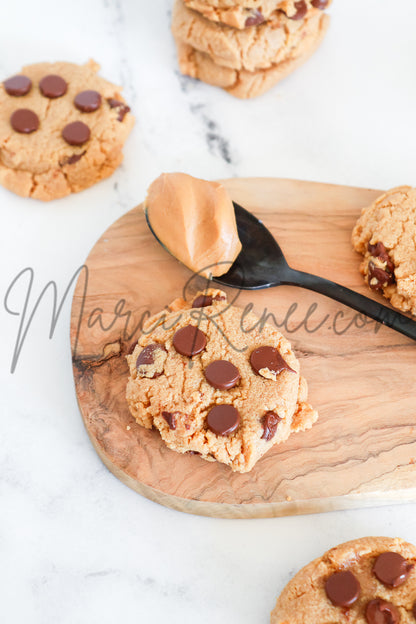 Chocolate Chip Peanut Butter Cookies (Semi with Video)