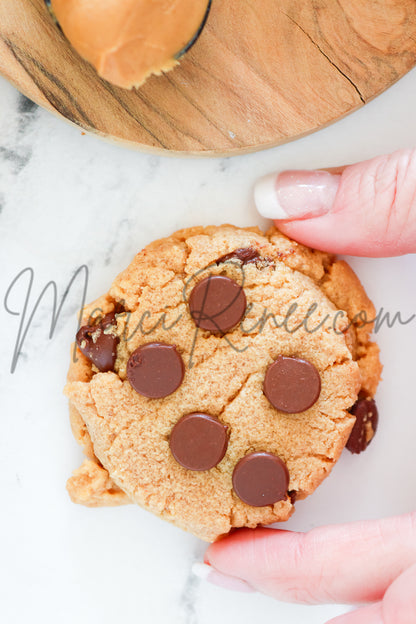 Chocolate Chip Peanut Butter Cookies (Semi with Video)