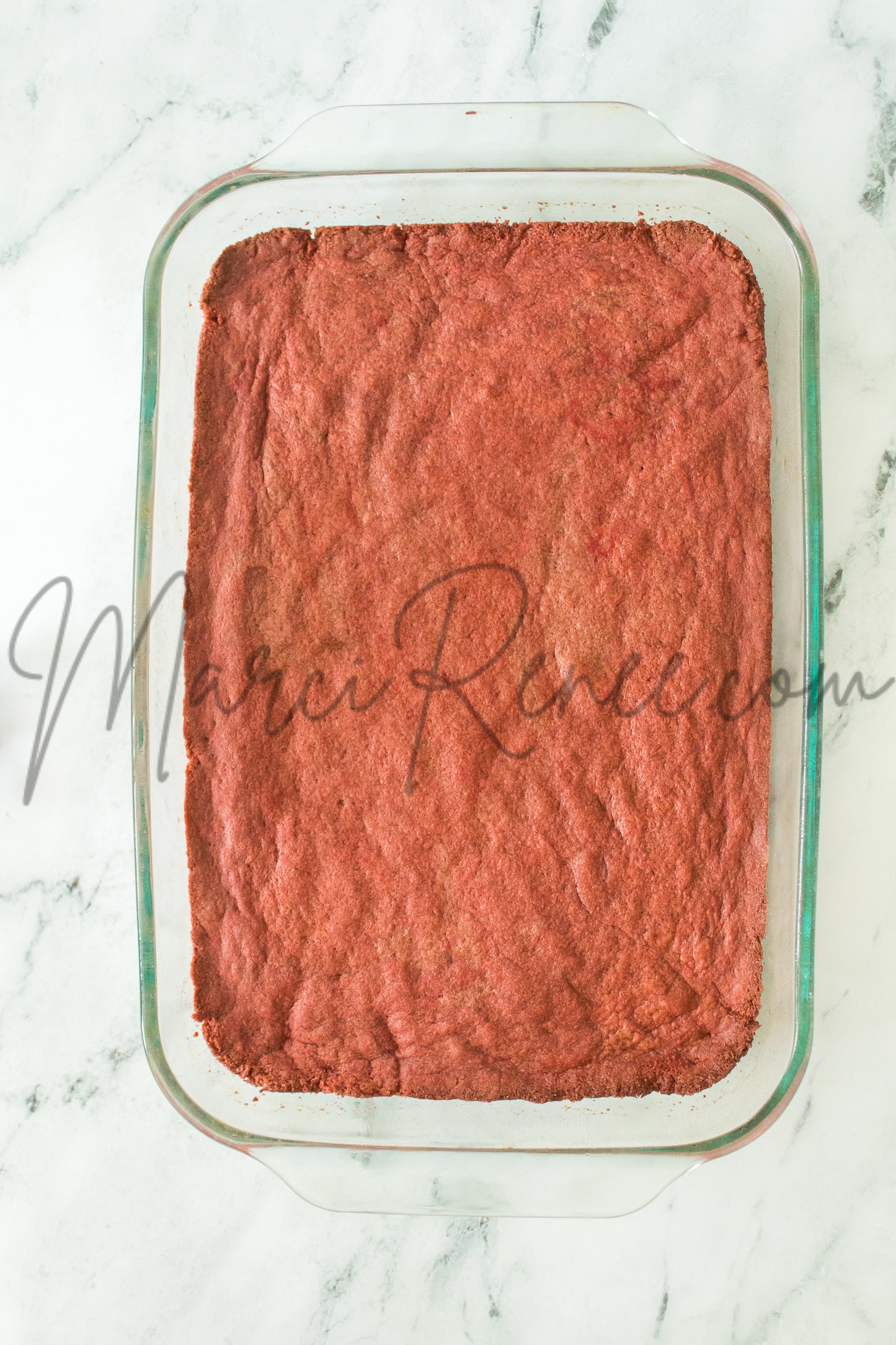 Red Velvet Sugar Cookie Bars (Semi)