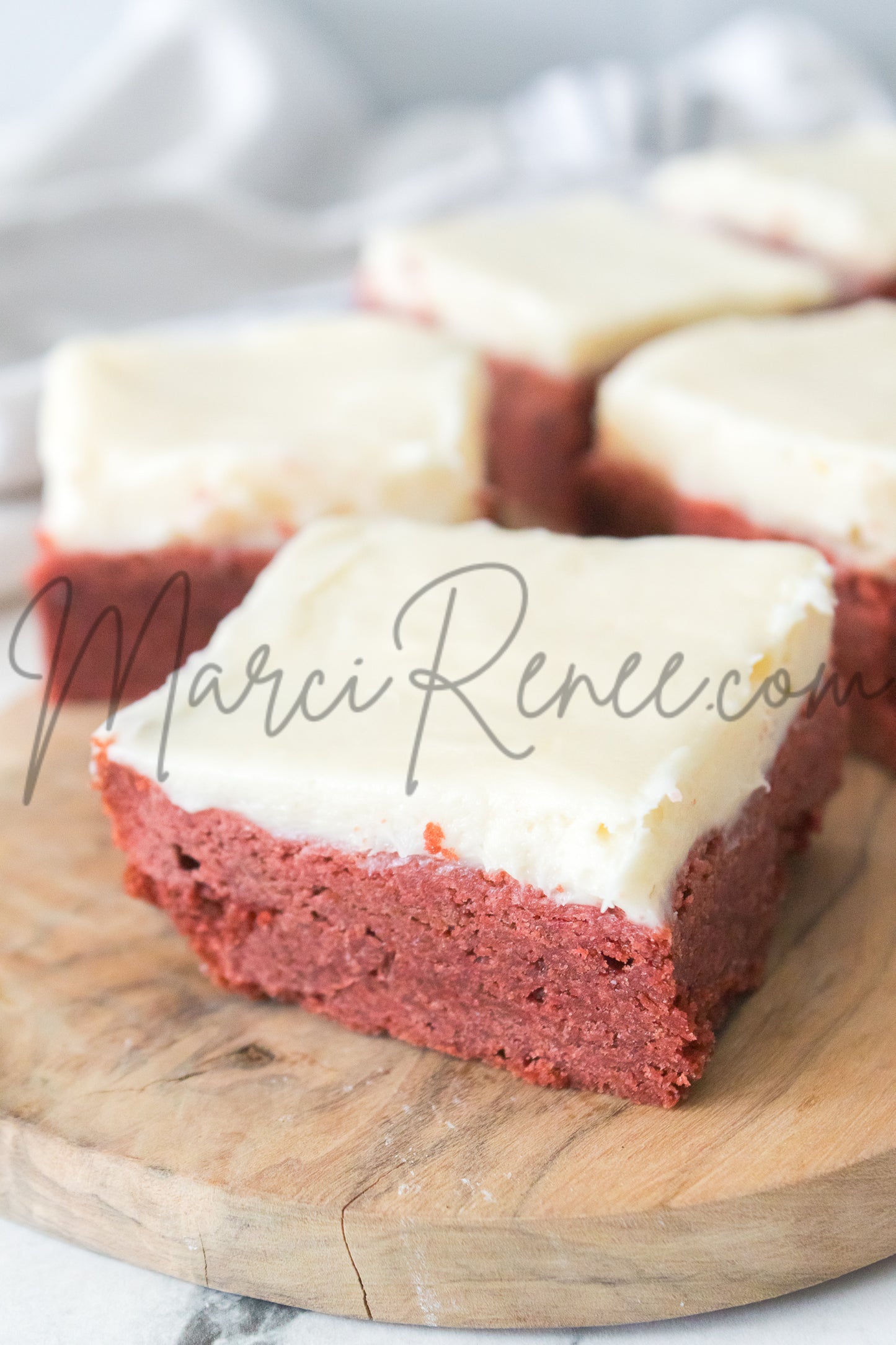 Red Velvet Sugar Cookie Bars (Semi)