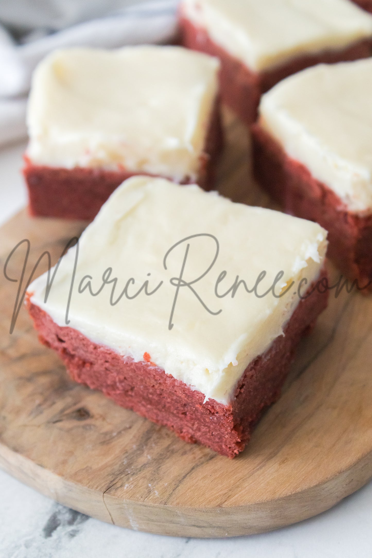 Red Velvet Sugar Cookie Bars (Semi)