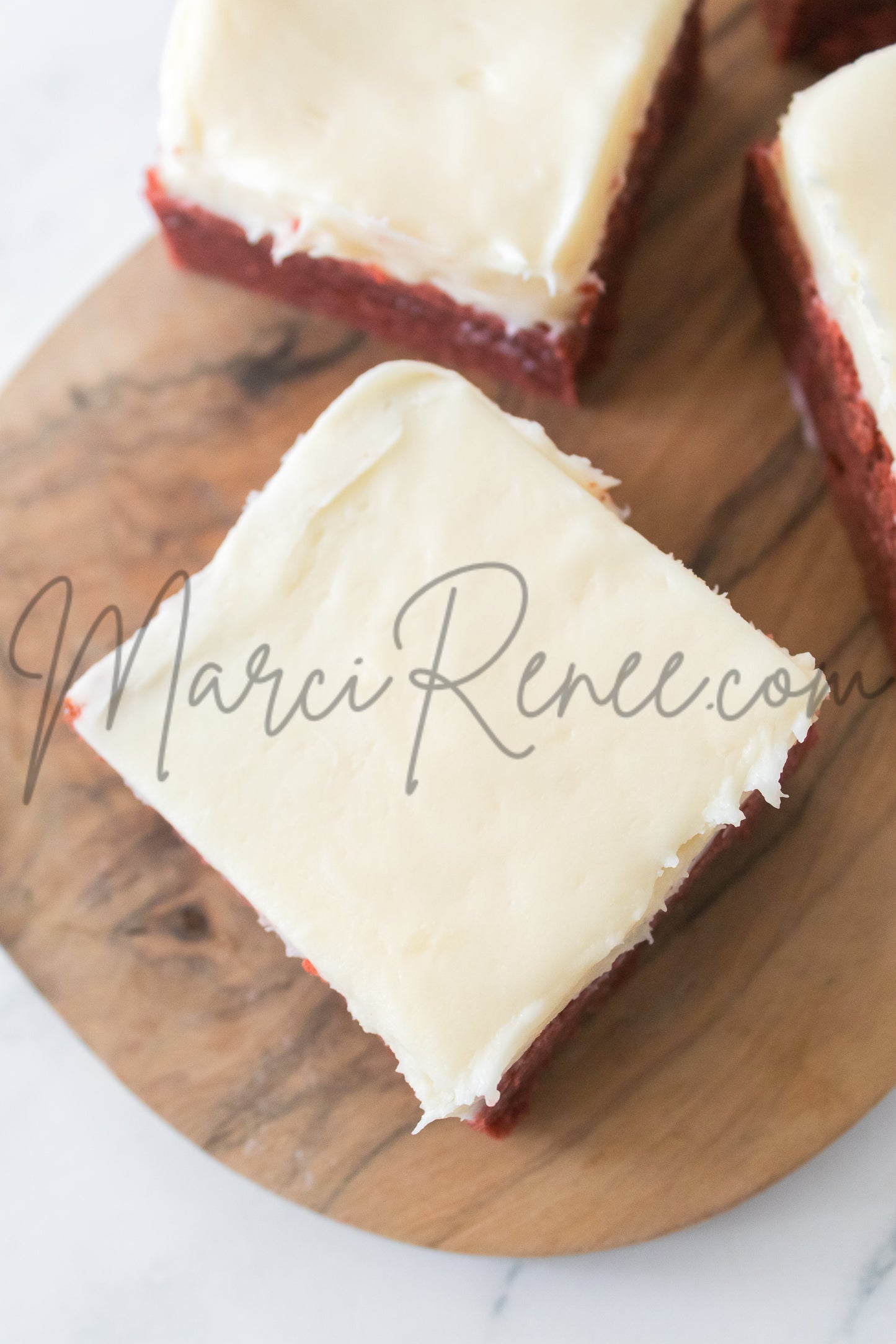 Red Velvet Sugar Cookie Bars (Semi)