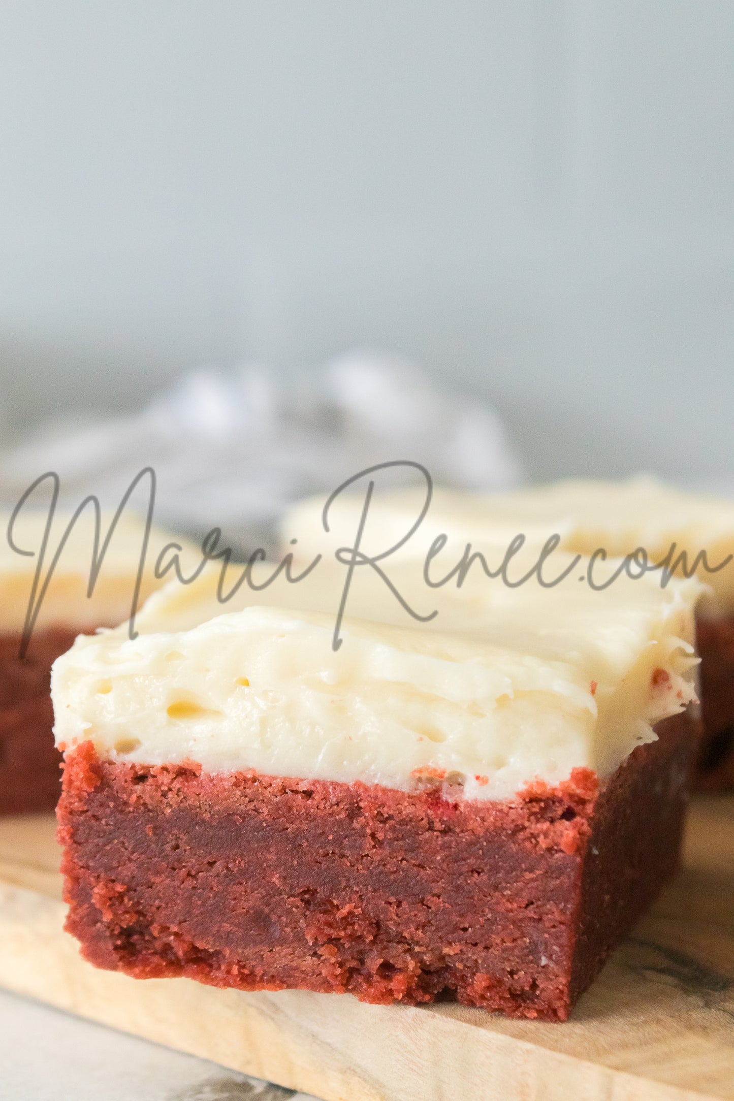 Red Velvet Sugar Cookie Bars (Semi)