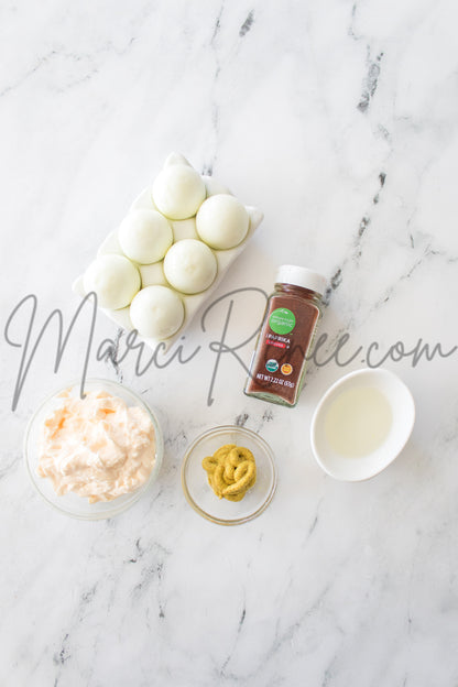 Spicy Mustard Deviled Eggs (Set 3 Semi)