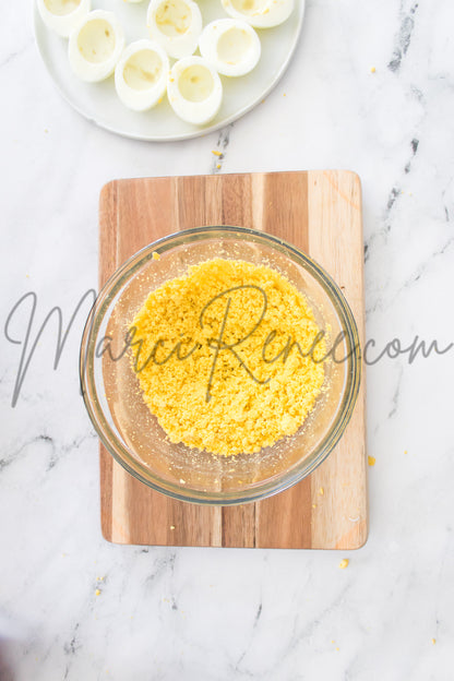 Spicy Mustard Deviled Eggs (Set 3 Semi)