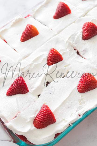 Strawberry Poke Cake (Exclusive With Images and Video)