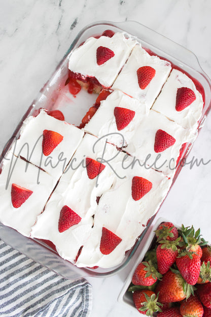 Strawberry Poke Cake (Exclusive With Images and Video)