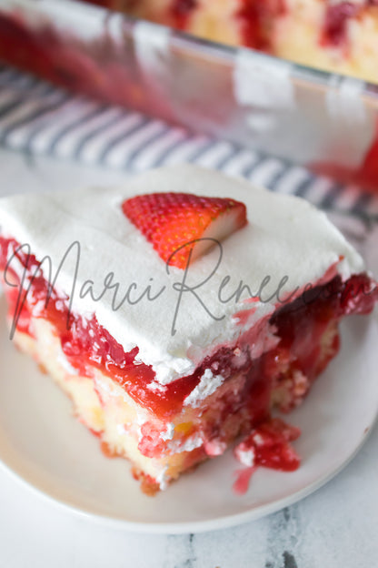 Strawberry Poke Cake (Exclusive With Images and Video)